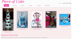 Desktop Screenshot of pieceofcake.uk.com