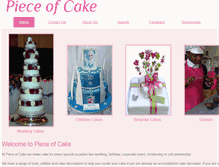 Tablet Screenshot of pieceofcake.uk.com