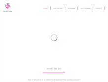 Tablet Screenshot of pieceofcake.tv